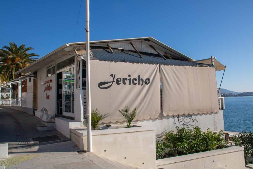 Jericho Cocktail Bar Saranda beachfront promenade