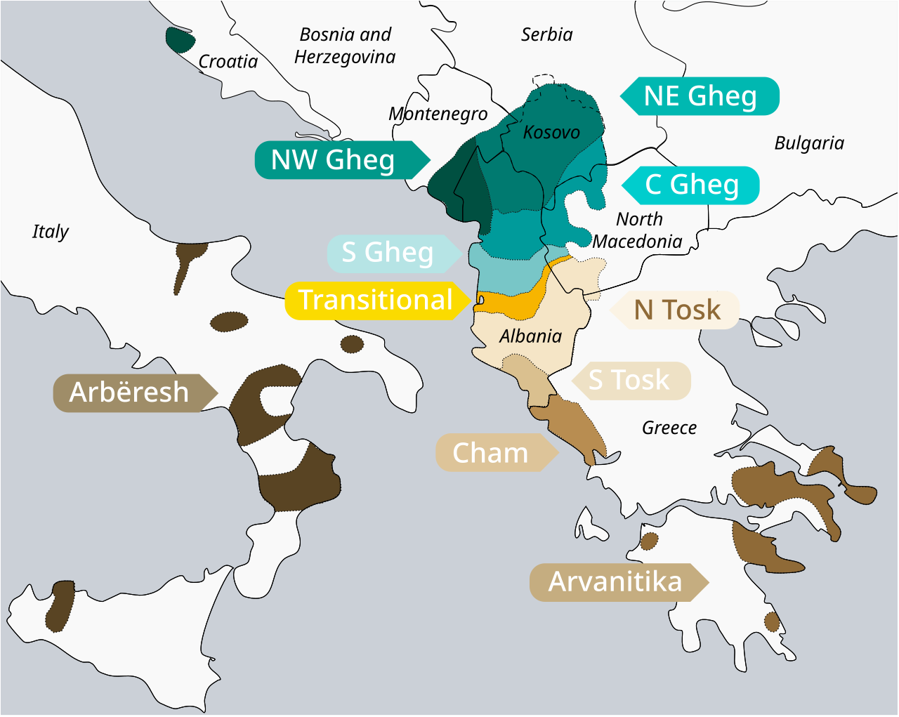 Albanian language — EBLA