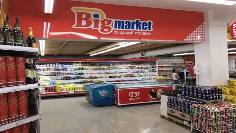 Big Market Pogradec supermarket exterior